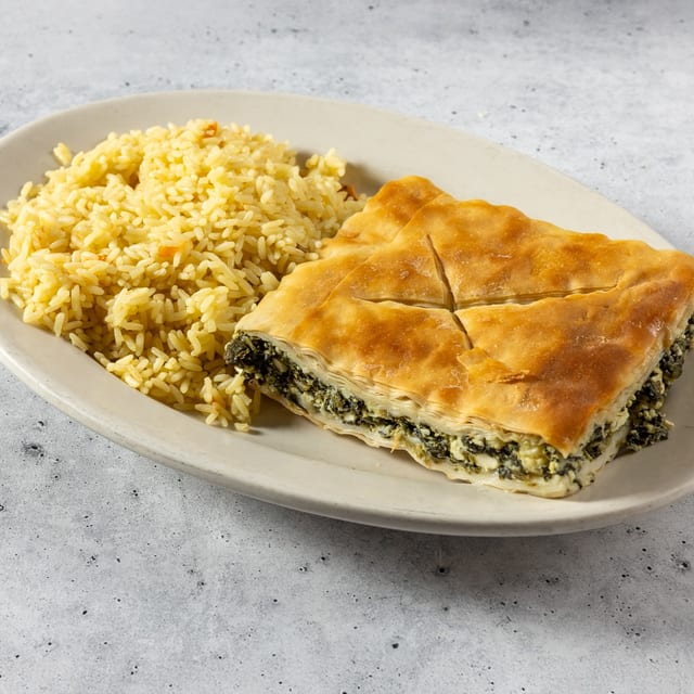 Homemade Spinach Pie.